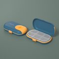 thumbnail image 4 of Pill Box, Compartment Container Organizer, Pill Box Travel Daily Pill Box, Portable Green, 4 of 5