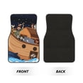 thumbnail image 2 of Vsdgher Ocean Scene with Noah's Ark Car Foot Mat Set of 4 Pieces Universal Floor Liner Car Accessories Fits Most Cars, Trucks, Vans, sedans, SUV, 2 of 7