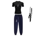 thumbnail image 1 of Anime Jujutsu Kaisen Compression Set Performance GYM Set Men‘s Athletic Workout Quick Dry Shirts+Sweatpants Unisex Sportwear, 1 of 7