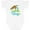 AA-White, variant on Inktastic Earth Day Sea Turtle and Hearts Boys or Girls Baby Bodysuit