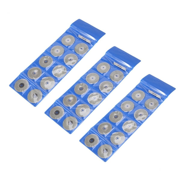 30 Piezas Accesorios 35mm Disco de Corte de Diamante para Disco de Muela de Metal Mini Circular para Taladro Herramienta Rotativa