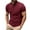 Red, variant on WTXUE Polos Short Sleeve, Scrunch Neck Polo Golf Shirts for Men Border Shirt 2024 Summer Year's Button Henli Workwear for Men