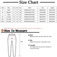 thumbnail image 2 of Women Casual Pants Straight Leg Drawstring Elastic Waist Loose Comfy Trousers With Pockets, 2 of 4