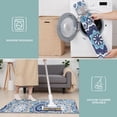 thumbnail image 6 of Blue Ethnic Mandala Pattern Kitchen Rugs Sets Of 3,Kitchen Runner Rugs Non Skid Washable,Decorative Kitchen Floor Mats for Kitchen,Sink,Laundry,17"x30"+ 17"x47" + 17"x59", 6 of 6