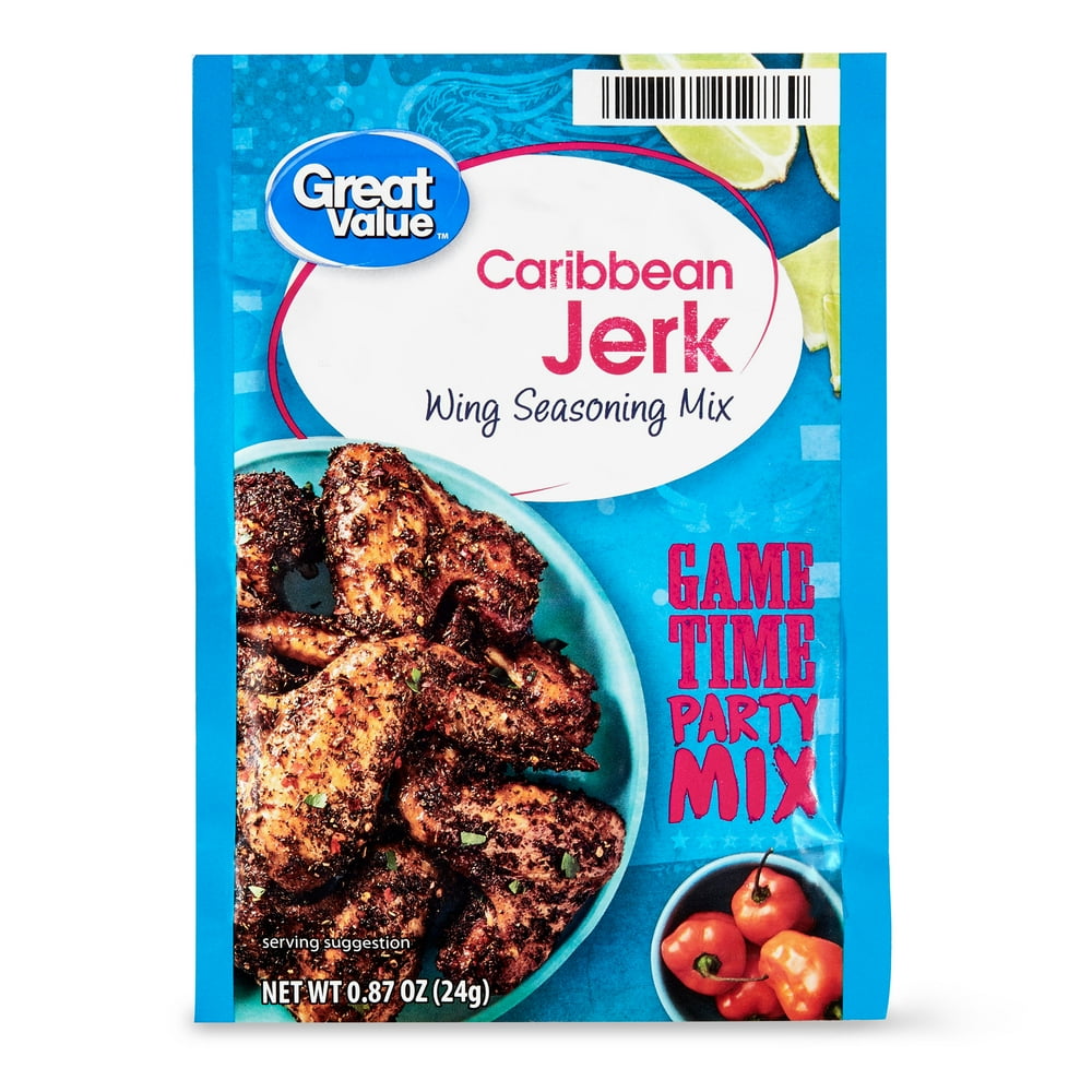 Great Value Caribbean Jerk Wing Seasoning Mix, 0.87 oz