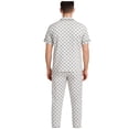 thumbnail image 2 of Pijama Franela Hombre Conjunto Camisa Y Pantalón color Gris, 2 of 2