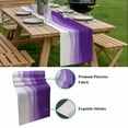 thumbnail image 5 of Purple Waves Table Runner - 72 Inch Long, Kitchen Dining Table Runner Dresser Scarves, Ombre Abstract Art Gradient Modern Farmhouse Decor for Coffee Tables Wedding Party Banquet, 5 of 8