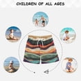thumbnail image 6 of FORMRS Boys Swim Trunks Quick Dry Mesh Liner Boardshorts Sizes XS-XL, Artistic Desert Pattern, 6 of 7