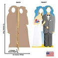 thumbnail image 4 of Advanced Graphics 545 Wedding Couple Stand-In- 72" x 46" Cardboard Standup, 4 of 4