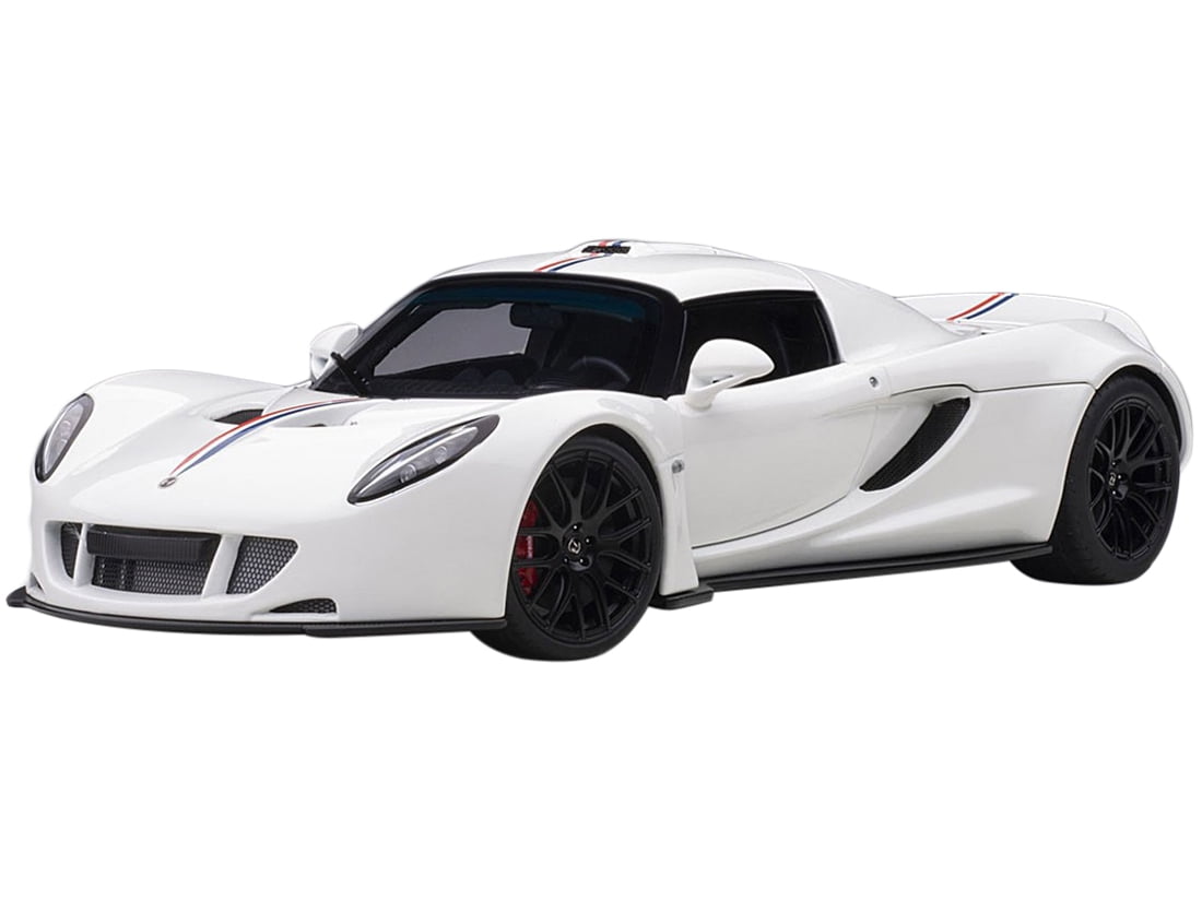 Hennessey Venom GT Spyder World Fastest Edition White with Blue