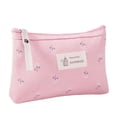 thumbnail image 2 of Bolsa de maquillaje de lona impermeable para mujer, estuche portátil de gran capacidad con forma de flor para niñas, bolsa de almacenamiento para artículos de tocador, 2 of 6