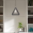 thumbnail image 4 of 41329-76 Livex Lighting Pinnacle - 1 Light Pendant In Geometric Style-17 Inches Tall and 9.75 Inches Wide-Scandinavian Gray Finish    -Traditional, 4 of 12
