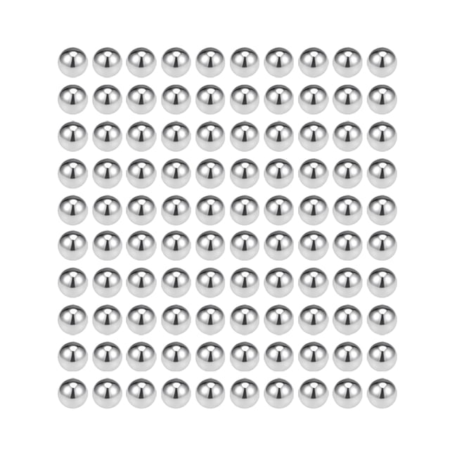 Uxcell Billes de Roulement Métriques en Acier Inoxydable 304 Grade G100 Précision 3,5 mm /0,14 Pouces