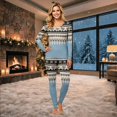 thumbnail image 4 of Lvotionpl Match Family Christmas Pjs, Matching Christmas Pajamas Long Sleeve Top & Pants Set Matching Holiday Family Pajama Xmas Sets, 4 of 6