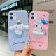 thumbnail image 3 of Sanrio-funda protectora para teléfono móvil, carcasa de Hello Kitty con diseño de dibujos animados, compatible con IPhone, Kuromi Cinnamoroll, My Melody, Purin, Airbag, regalo, 3 of 3