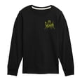thumbnail image 2 of The Nightmare Before Christmas - Halloween King Jack Skellington - Youth Boys Long Sleeve Graphic T-Shirt, 2 of 4