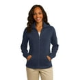 thumbnail image 1 of Port Authority Women's Slub Fleece Full-Zip Jacket. L293, 1 of 1