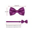 thumbnail image 4 of Men's Bow Ties, Holzlrgus Pre-Tied Adjustable Strap Tuxedo Bowties, 4 of 5