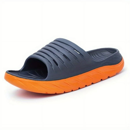 

Men s Quick-Drying Slides Open Toe Shoes For Indoor Outdoor Beach Shower Spring And Summer Casual Lightweight Non Slip Slippers