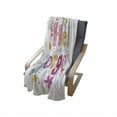 thumbnail image 4 of Hello Gorgeous Soft Flannel Fleece Blanket, Girl Female Themed Typography Words with Star Hearts Lines and Floral Motifs, Cozy Plush for Indoor and Outdoor Use, 70" x 90", Multicolor, by Ambesonne, 4 of 6