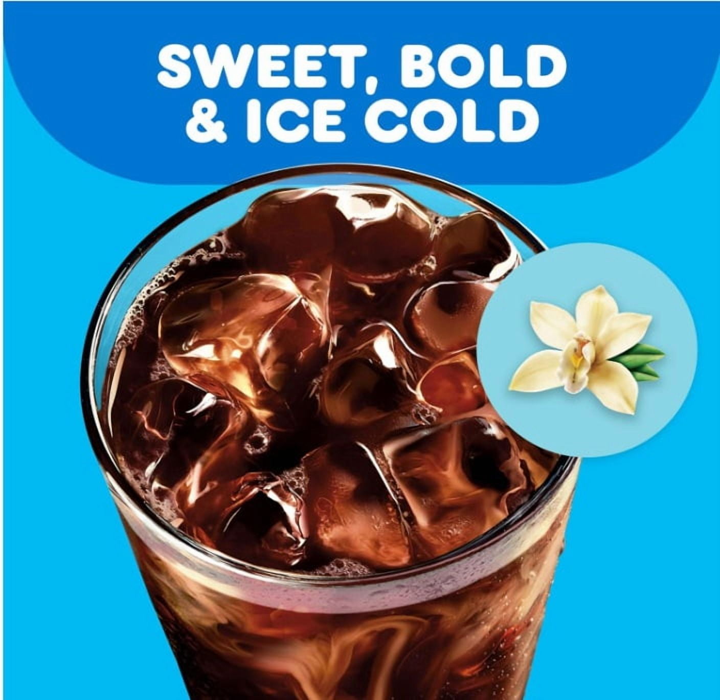 Dunkin’ Cold French Vanilla Coffee Pods, 22 Count – Smooth & Sweet Iced Coffee Flavor