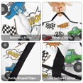 thumbnail image 6 of Monster Cartoon Truck White Pattern Teens Toddler Nap Mat with Pillow, Sleeping Mat Bag for Preschool Daycare 50"x20", 6 of 6