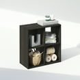 thumbnail image 2 of Furinno PELLI CUBIC Storage Cabinet in Bookcase in Bookshelf in 4-Cube Espresso, 2 of 6