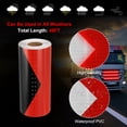 thumbnail image 3 of Uxcell Reflective Tape, Self-Adhesive Trailer Reflector Tape Waterproof Warning Sticker Red-black 8 Inch x 49 Feet, 3 of 6