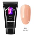 thumbnail image 2 of Pegamento de extensión de uñas de cristal rápido profesional, 30ml, manicura, Gel UV, constructor, 6 # MARRÓN, 2 of 2