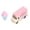 Pink, variant on Suodoka 1:36 Magnetic Induction Alloy Die Cast Food Truck Pull Back Car Pretend Play Toy Ice Cream Truck Model with Interactive Lights and Music Sounds for Kids (6.3 inches / 16 cm)