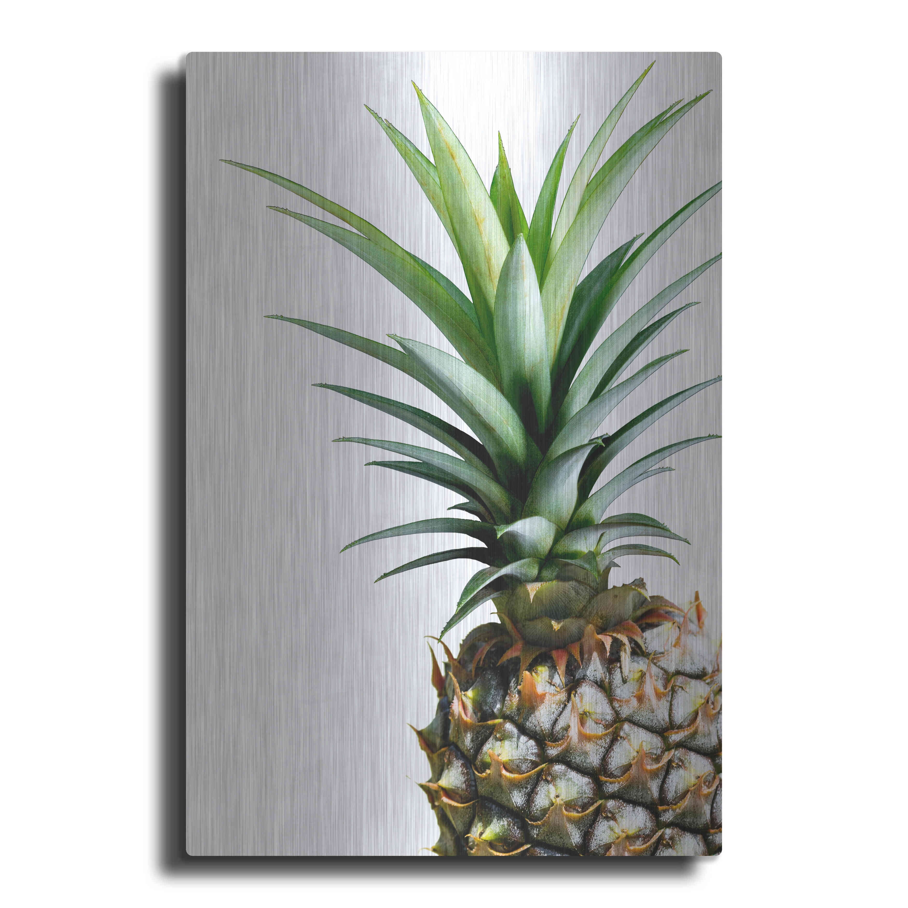 Luxe Pineapple Metal Wall Art by Lexie Greer, 24" x 36"