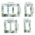thumbnail image 2 of Yayeee Rocker Switch Wall Plate 1-Gang 4.6"x2.9" Home Decorative Outlet Cover, Peacock Feather, 2 of 6