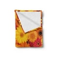 thumbnail image 2 of Gerber Daisy Soft Flannel Fleece Blanket, Summer Bloom Love Pattern with Continuous Nested Flower Petals in Warm Tones, Cozy Plush for Indoor and Outdoor Use, 50" x 70", Multicolor, by Ambesonne, 2 of 5