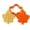 A, variant on Grade Safe Plastic Cookie Molds Cutter For Kids Baking Supplies Creative Shape Easy Press Biscuit Stamps
