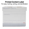 thumbnail image 5 of Staples Medium Duty 50% Recycled Corrugated File Box Lift Off Lid Letter Size White/Gray 4/Carton, 5 of 9