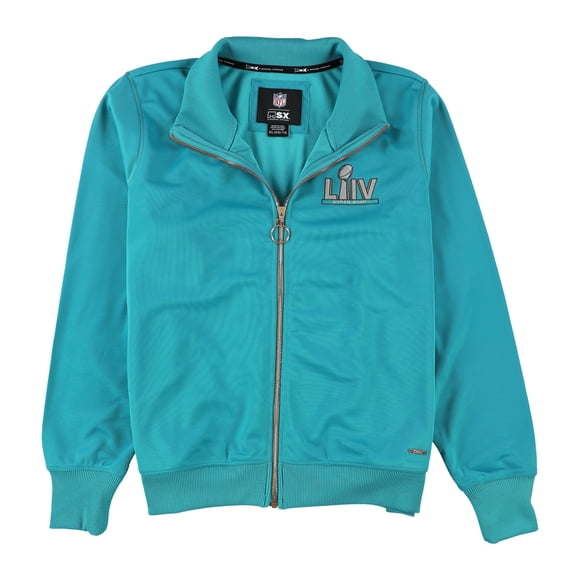 MSX Womens Super Bowl LIV Bomber Jacket aqu L