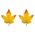 thumbnail image 2 of Artificial Maple Leaves, 10 Colors Assorted Fall Leaves Thanksgiving Decor, Seasonal Foliage, Artificial Fall Leaf Stem, Household and Event Layout Accessory, Party Table Decor Crafts, 4.7"×3.9",D*2, 2 of 5