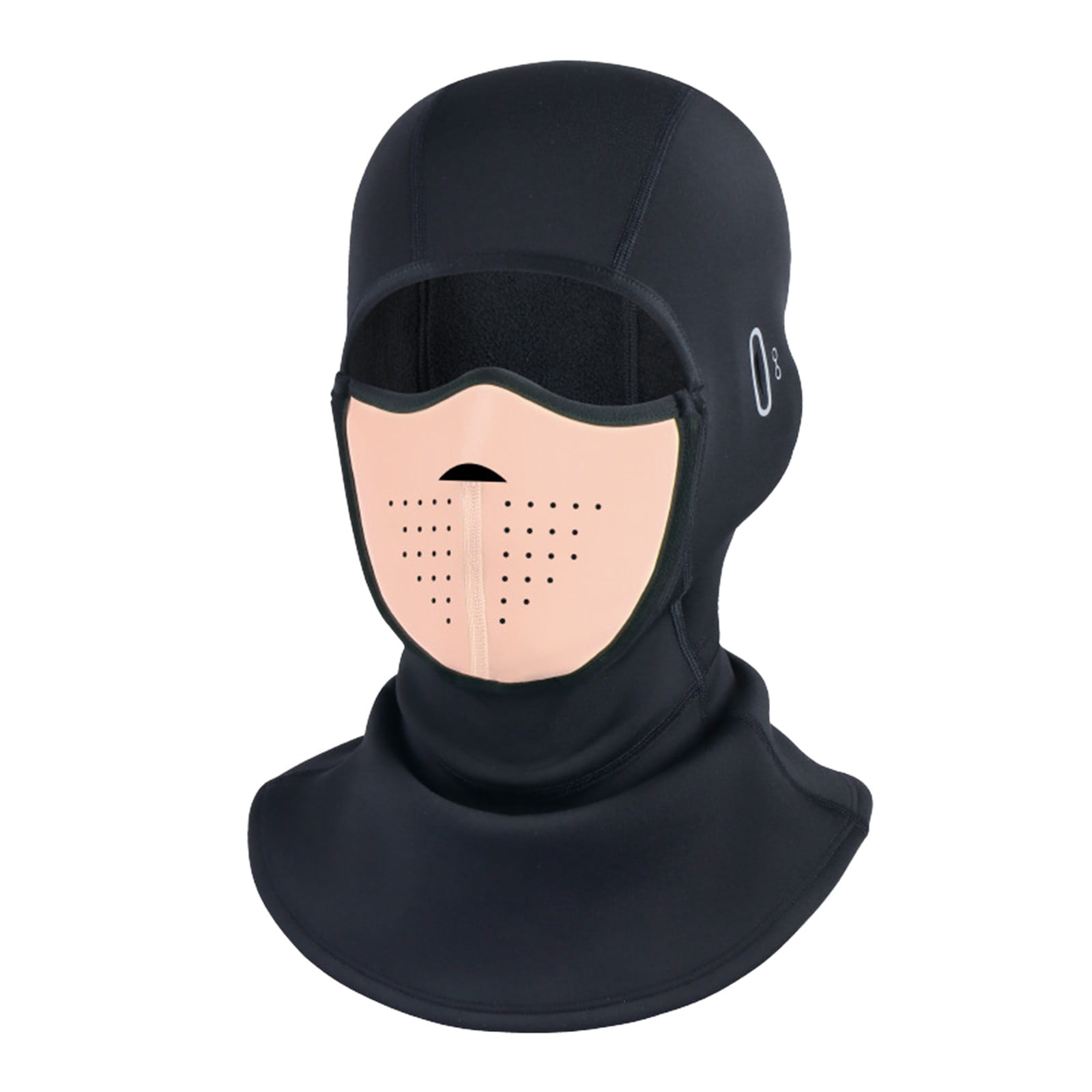 Surpdew Magnetic Ski Mask With Thickened Winter Outdoor Riding Windproof And Warm Motorcycle Head Cover Pink