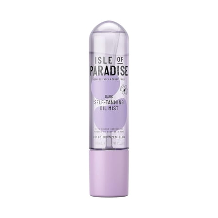 Isle of Paradise Self Tanning Oil Mist - Color Correcting Self Tan Spray, Vegan, Cruelty Free, 6.76 Fl Oz