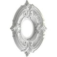 thumbnail image 4 of Ekena Millwork 10"OD x 3 1/2"ID x 3/4"P Attica Thermoformed PVC Ceiling Medallion (Fits Canopies up to 4 1/8"), Bright Coat Aluminum, 4 of 10