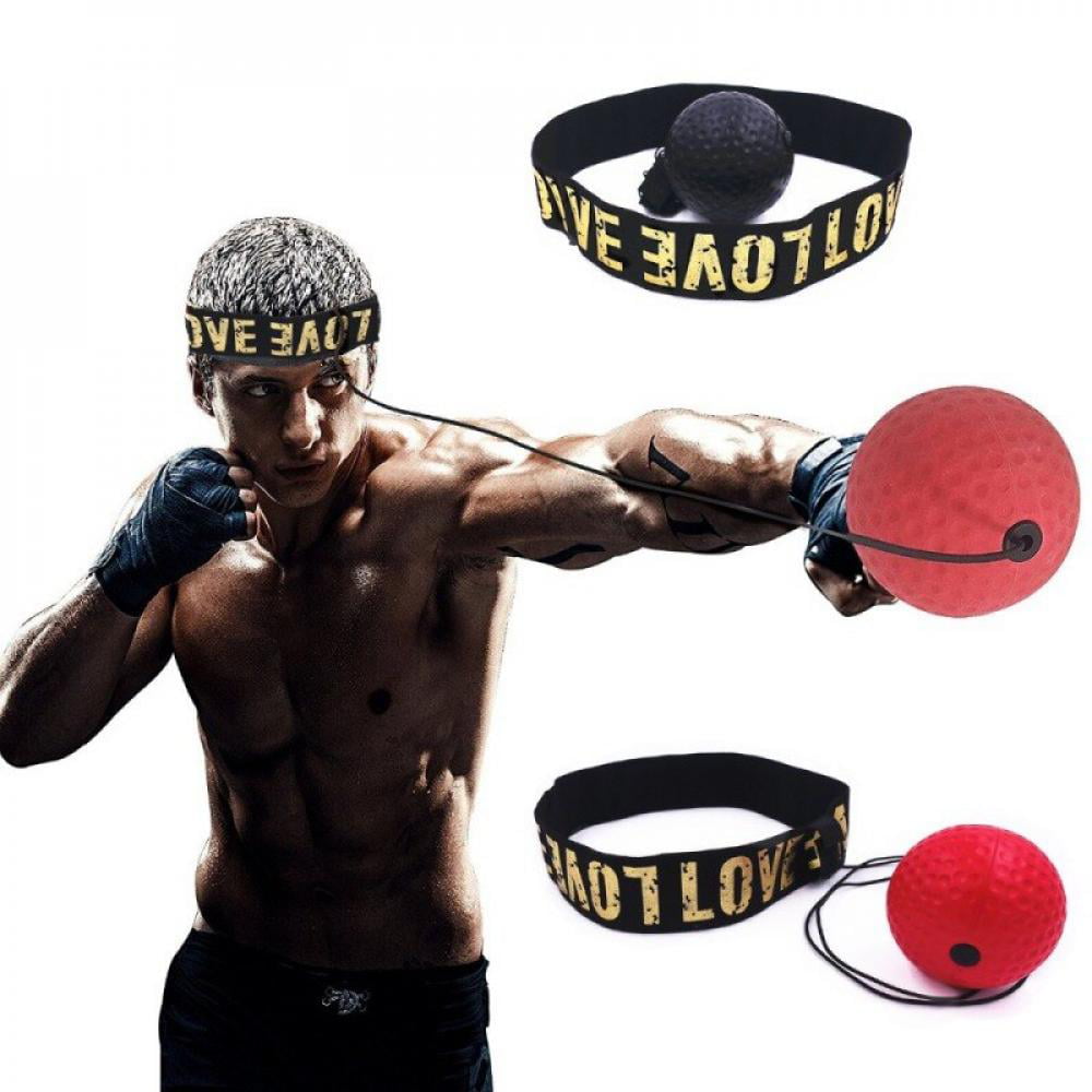 Details about   Fight Ball Boxing Punch Exercise Head Band Reflex Boxer REACT Speed Training Box 