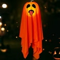 thumbnail image 5 of Halloween Decorations, Halloween Pumpkin Ghost Lights Dress up Party Decorations Scene Decoration Hanging Decorations Indoor Outdoor Atmospheres Props, 100%Polyester, orange, 5 of 7