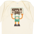 thumbnail image 4 of Inktastic Happy Pi Day Robot Math Class Boys or Girls Long Sleeve Baby Bodysuit, 4 of 5