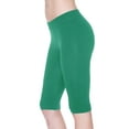 thumbnail image 1 of Women's Biker Shorts Stretch 17 inch Knee Length Seamless Bike short Legging, 1 of 2