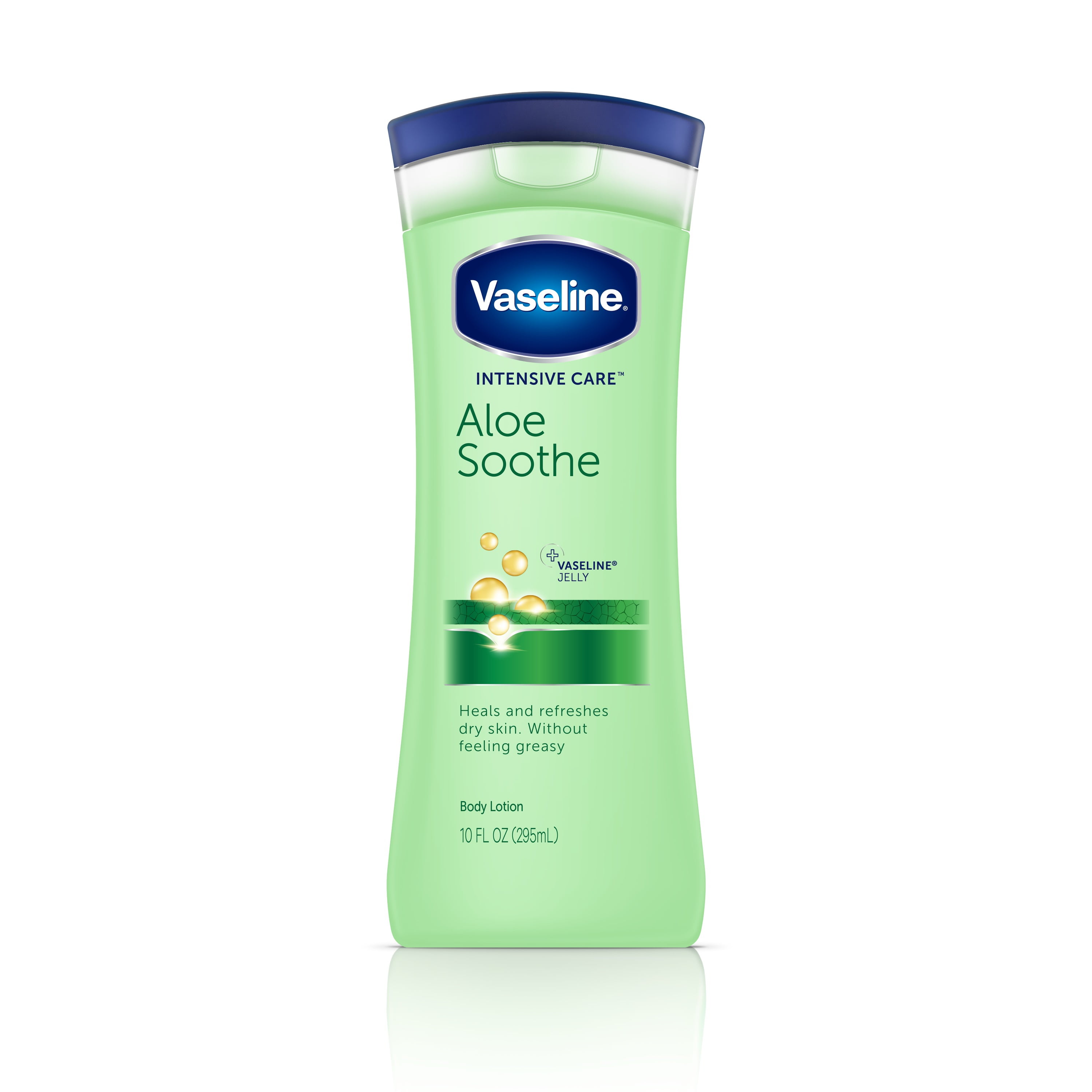 Vaseline Intensive Care Total Moisture Body Lotion, Aloe Fresh, 10