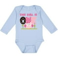 thumbnail image 3 of Inktastic Owl 1st Birthday Cute 1 Year Old Girl Girls Long Sleeve Baby Bodysuit, 3 of 5