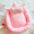 thumbnail image 4 of stanreset Accessoire de Chambre en Polyester Ensemble de Mini Lit pour Poupée de 20cm avec Couverture et Oreiller Type de Matelas+2, 4 of 6