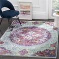thumbnail image 3 of SAFAVIEH Sutton Hannan Medallion Runner Rug, Purple/Turquoise, 3' x 12', 3 of 4
