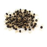 Unique Bargains Black Bead Electronic Soldering Probe PCB Test Endpoint Pin 50 Pcs