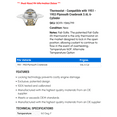 thumbnail image 2 of Thermostat - Compatible with 1951 - 1953 Plymouth Cranbrook 3.6L 6-Cylinder 1952, 2 of 2